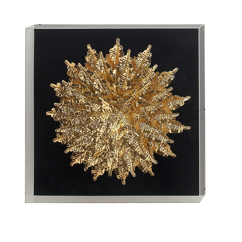 Contemporary Round Feather Shadow Box Wall Decor AllModern